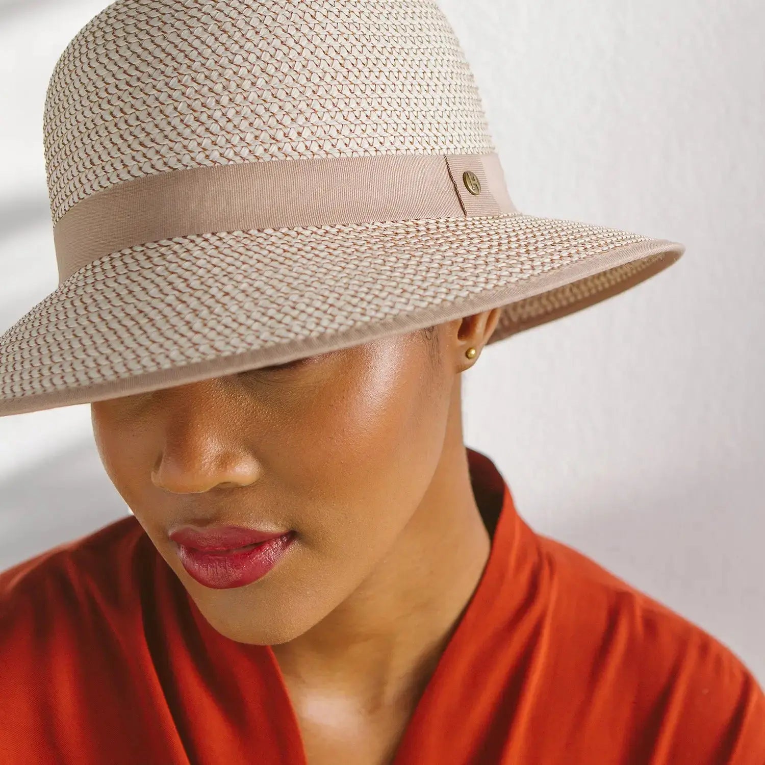 Anna Bucket - Beiger Sonnenhut für Damen